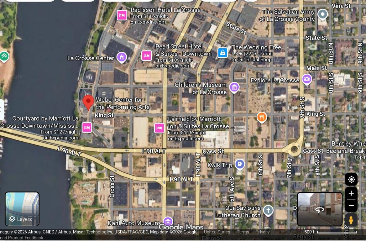 Directions to Trygve Mathison Fine Arts Center